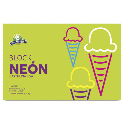 BLOCK PAPEL NEONOFICIO 14H