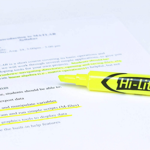 MARCATEXTO AMARILLO AVERY B/2