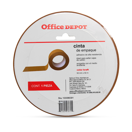 ROLLO ADHESIVO KRAFT 50MM X 50MTS