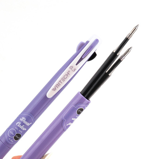 BOLIGRAFO GEL DUAL ROJO+NEGRO 0.7MM WRITECH