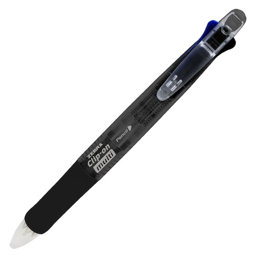 BOLIGRAFO ZEBRA MULTIFUNCIONAL 4 COLORES + PORTAMINAS 0.5MM 1U (NEGRO)