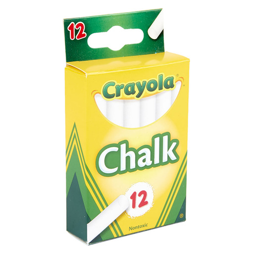 YESOS CRAYOLA BLANCO 12U