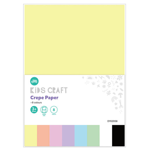 PAPEL KIDS CRAFT CREPE 8H