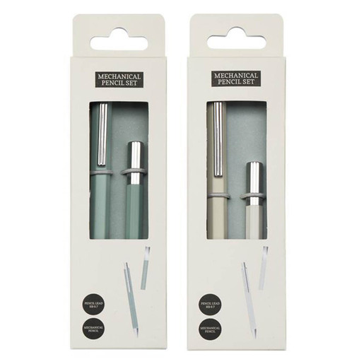 SET ECONOVO PORTAMINAS + LAPIZ HB PUNTA 0.7MM 2U