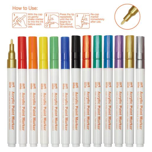 MARCADORES DE PINTURA ACRILICA TREE IN ART 12U