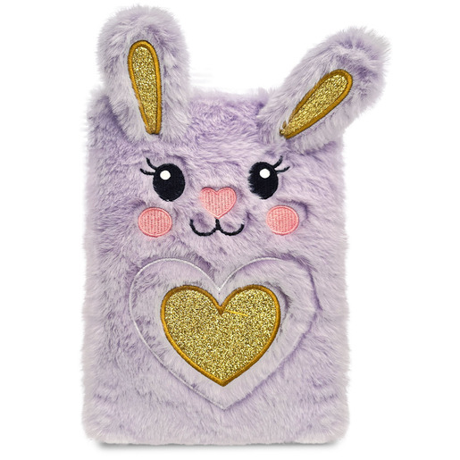 LIBRETA PLUSH MORADA A5 70G 64H