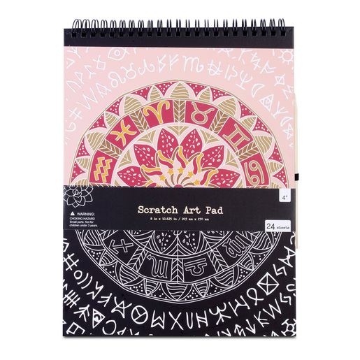 LIBRO DE ARTE CRE8 SCRATCH ART + STYLUS