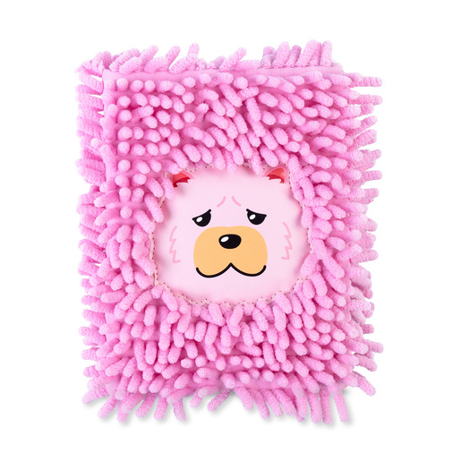 LIBRETA  CRE8 LINEAS PELUDA ROSADA  96H