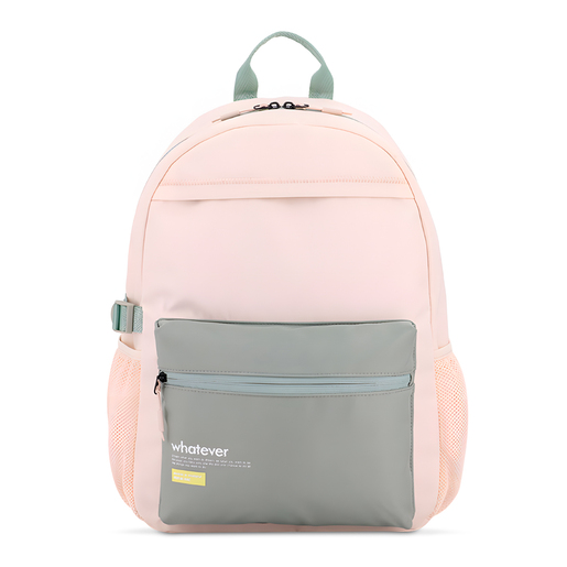 MOCHILA ROYALSAC ROSADO CON GRIS