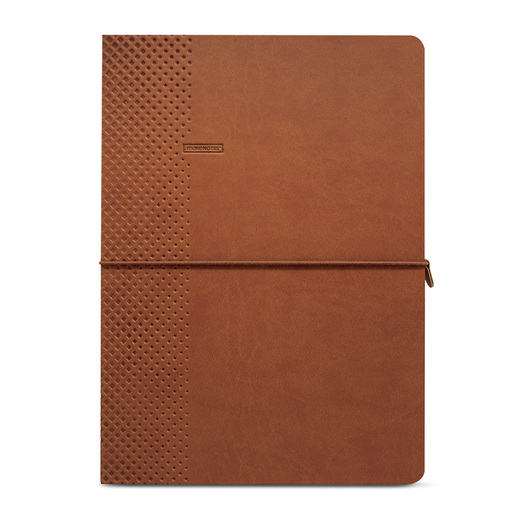 LIBRETA MAKE NOTES A4 96H CON ELASTICO COLECCION ONE COLOR CAFE