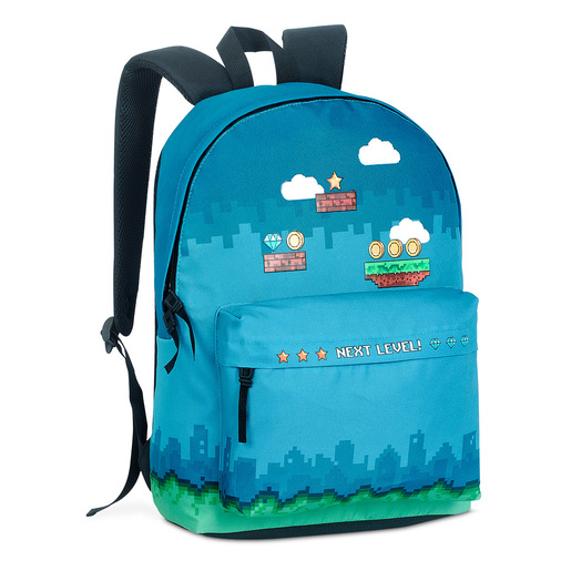 MOCHILA DKT PIXEL CYAN