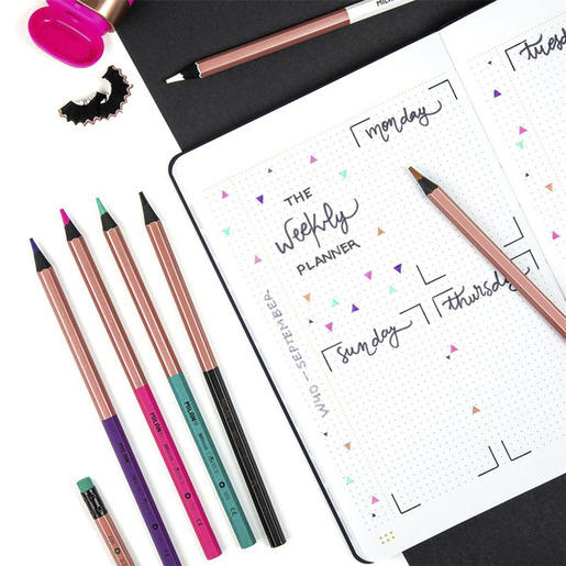 LAPICES DE COLORES MILAN COPPER MINA GRUESA 6U