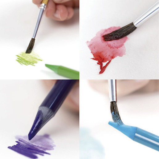 LAPICES DE COLORES MILAN ACUARELABLES 12U (INCLUYE PINCEL)