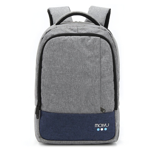 MOCHILA PARA LAPTOP MOLVU U2 NEGRO CON GRIS CLARO