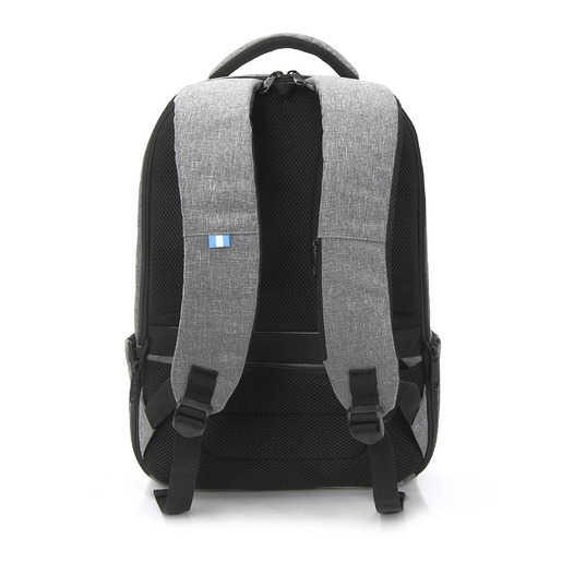 MOCHILA PARA LAPTOP MOLVU U2 NEGRO CON GRIS CLARO