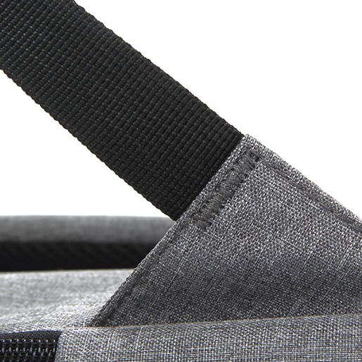 MOCHILA PARA LAPTOP MOLVU U2 NEGRO CON GRIS CLARO