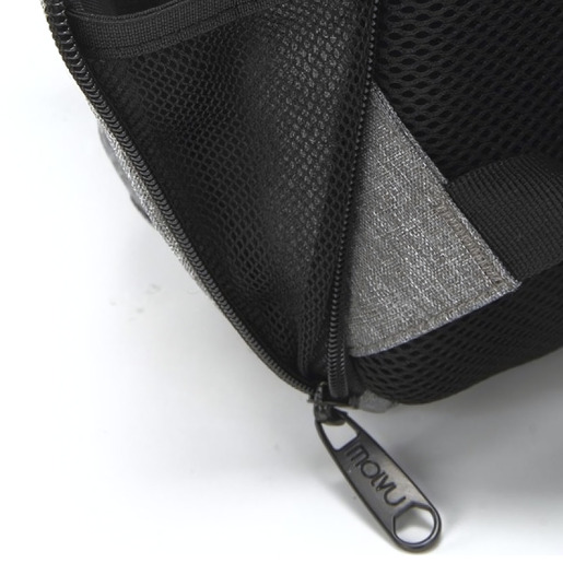 MOCHILA PARA LAPTOP MOLVU U2 NEGRO CON GRIS CLARO