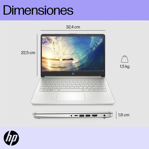 COMPUTADORA LAPTOP HP 14-DQ5014LA