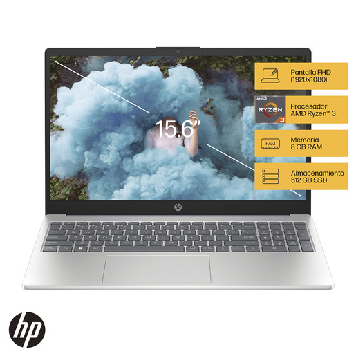 COMPUTADORA LAPTOP HP 15-FC0004LA - R3