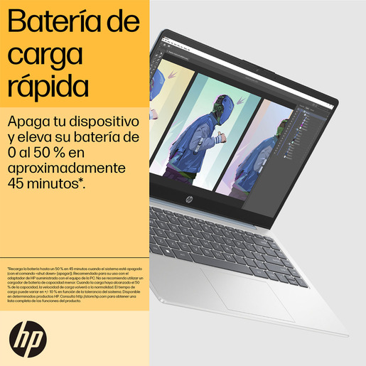 COMPUTADORA LAPTOP HP 14-EM0017LA - RYZEN 5 - 8GB -512GB -W11H