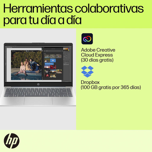 COMPUTADORA LAPTOP HP 14-EM0017LA - RYZEN 5 - 8GB -512GB -W11H