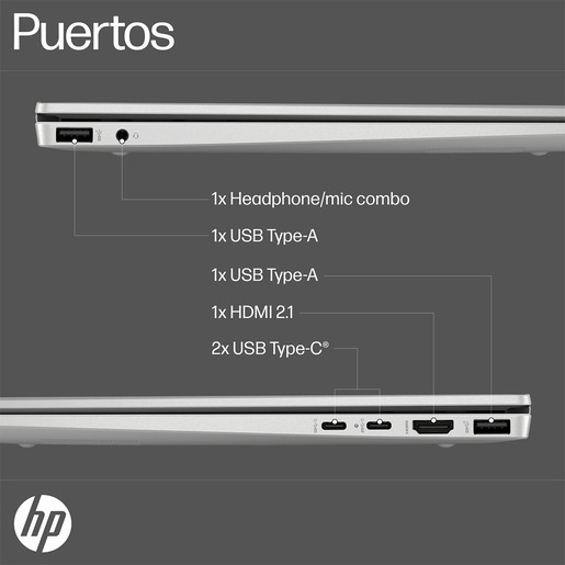 COMPUTADORA LAPTOP HP 13-BG0002LA - RYZEN 5 - 16GB -512GB -W11H