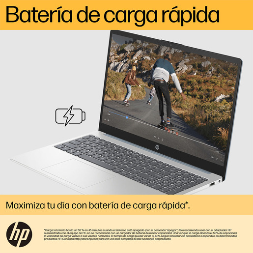 COMPUTADORA LAPTOP HP 15-FC0250LA RYZEN 5 - 8GB - 512GB -WIN 11 H