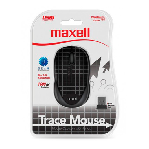 MOUSE MAXELL INALÁMBRICO (TECNOLOGÍA BLUE LED)