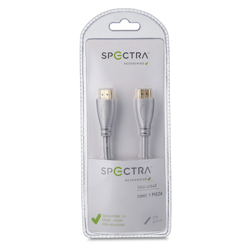 CABLE HDMI SPECTRA 3 PIES