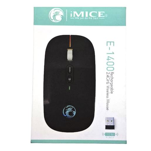 MOUSE SPECTRA INALAMBRICO RECARGABLE E-1400