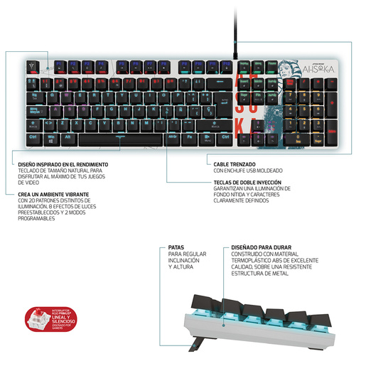 TECLADO PRIMUS GAMING