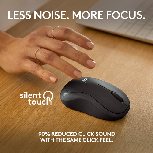 MOUSE LOGITECH OPTICO M240 SILENCIOSO, INALAMBRICO, BLUETOOTH, 4000DPI COLOR GRIS