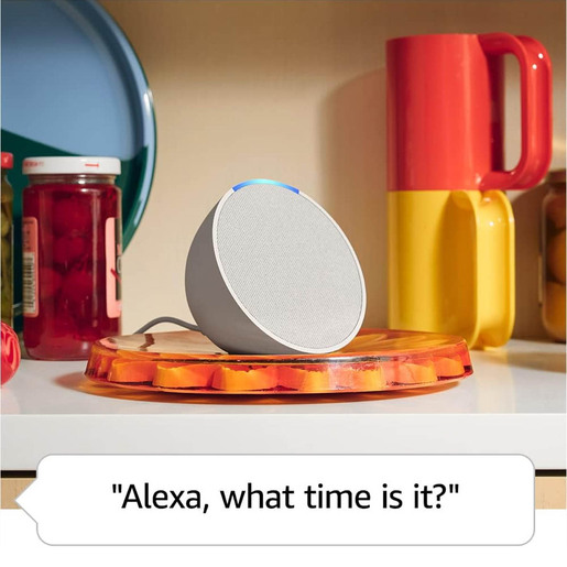 BOCINA AMAZON ECHO POP, GLACIER WHITE, 1ST GEN