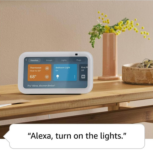 BOCINA AMAZON ECHO SHOW 5, 3RD GEN, GLACIER WHITE