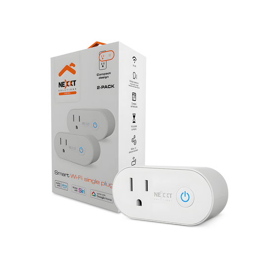 TOMA CORRIENTE INTELIGENTE NEXXT HOME PARA INTERIORES PAQUETE DE 2 NHP-S611 2PK 110/220V