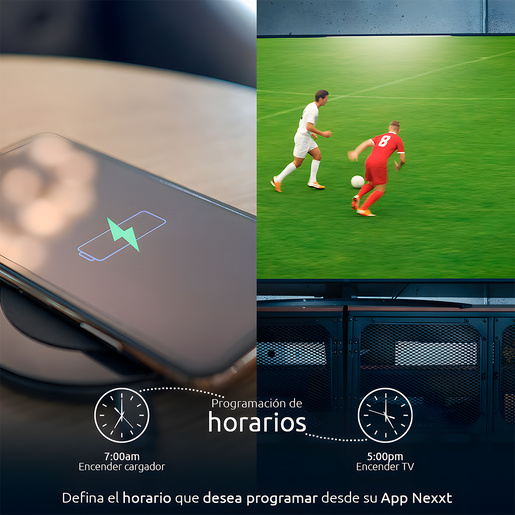 TOMA CORRIENTE INTELIGENTE NEXXT HOME PARA INTERIORES PAQUETE DE 2 NHP-S611 2PK 110/220V