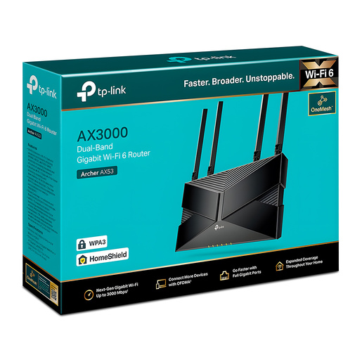ENRUTADOR WI-FI 6 GIGABIT AX3000