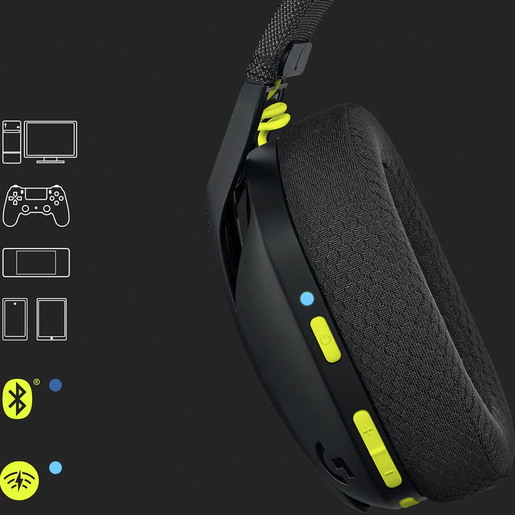 AUDIFONOS LOGITECH TIPO DIADEMA GAMING NEGROS G435 981-001049