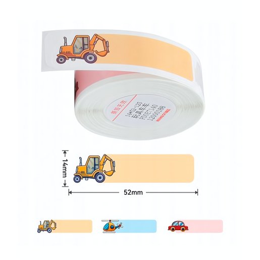 ETIQUETA TERMICA NIIMBOT 14X52MM CARROS