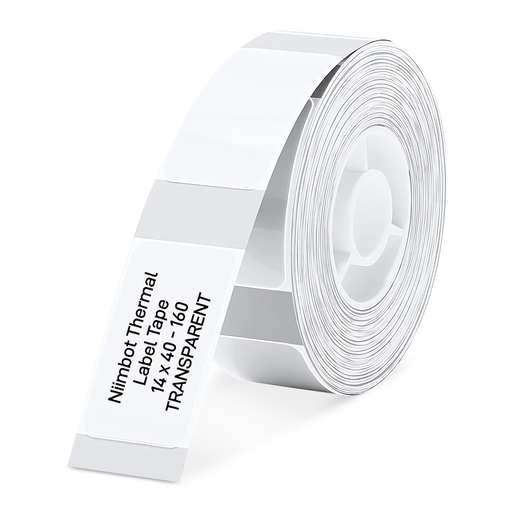 ETIQUETA TERMICA NIIMBOT 14X40MM TRANSPARENTE