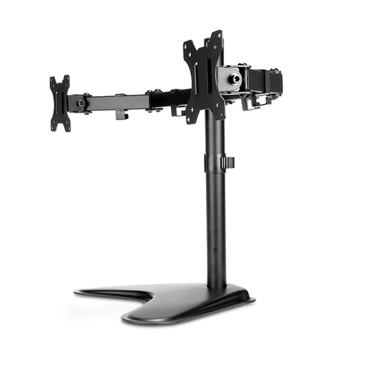 SOPORTE KLIPX PARA MONITOR DOBLE, PEDESTAL KPM-311