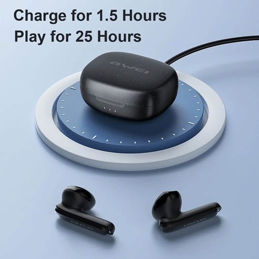 AUDIFONOS AWEI BLUETOOTH TWS T66 ENC