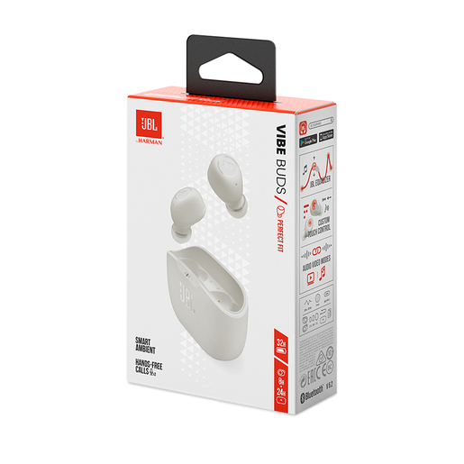 AUDIFONO JBL INALAMBRICO BLANCO VIBE BUDS