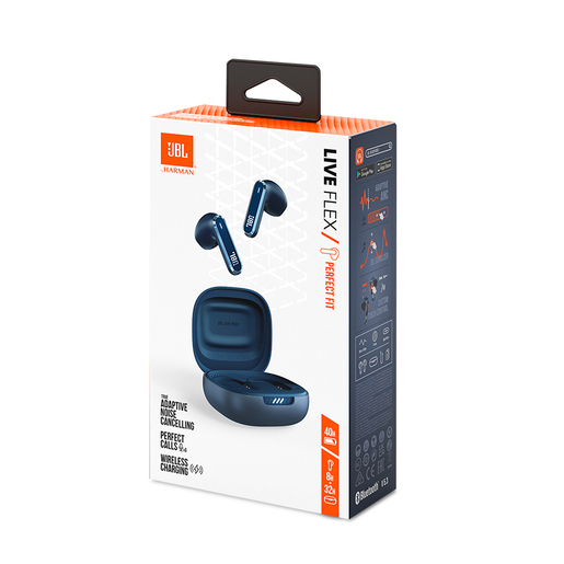 AUDIFONO JBL INALAMBRICO AZUL LIVE FLEX