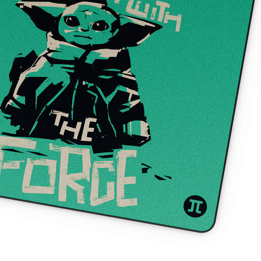 Baby Yoda And Mandalorian Mouse Pad - Rectangular Non-Slip - Foto 5