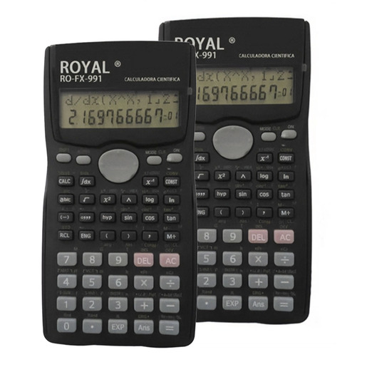 PACK 2 CALCULADORAS 52202R-M ROYAL CIENTIFICAS
