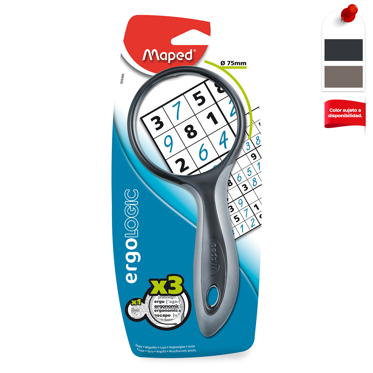 LUPA LARGA DIAMETRO 75MM B/1