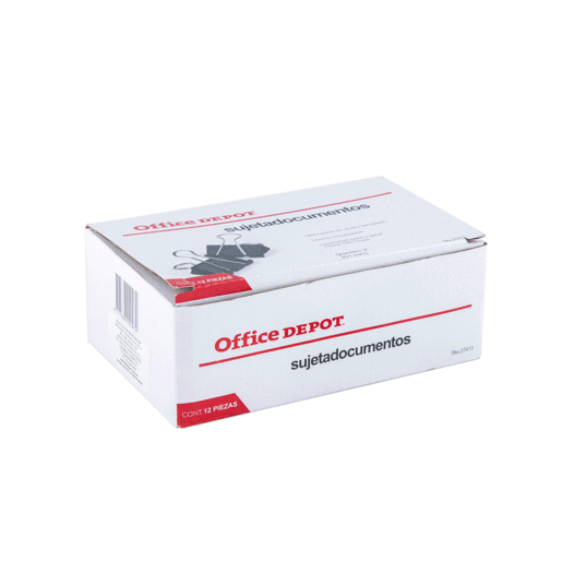 SUJETADOCUMENTOS OFFICE DEPOT (GRANDE, 32 MM)