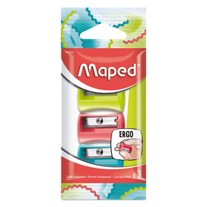 SACAPUNTAS DE PLASTICO B/3 VIVO SACAPUNTAS DE PLASTICO B/3 VIVO