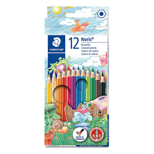 CAJA DE CRAYONES STAEDTLER (DE MADERA, 12 COLORES) CAJA DE CRAYONES STAEDTLER (DE MADERA, 12 COLORES)